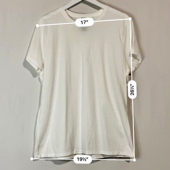 Hanes Nano-T Women’s Casual Crewneck Short Sleeve Tee Shirt White NWOT - Picture 8 of 8